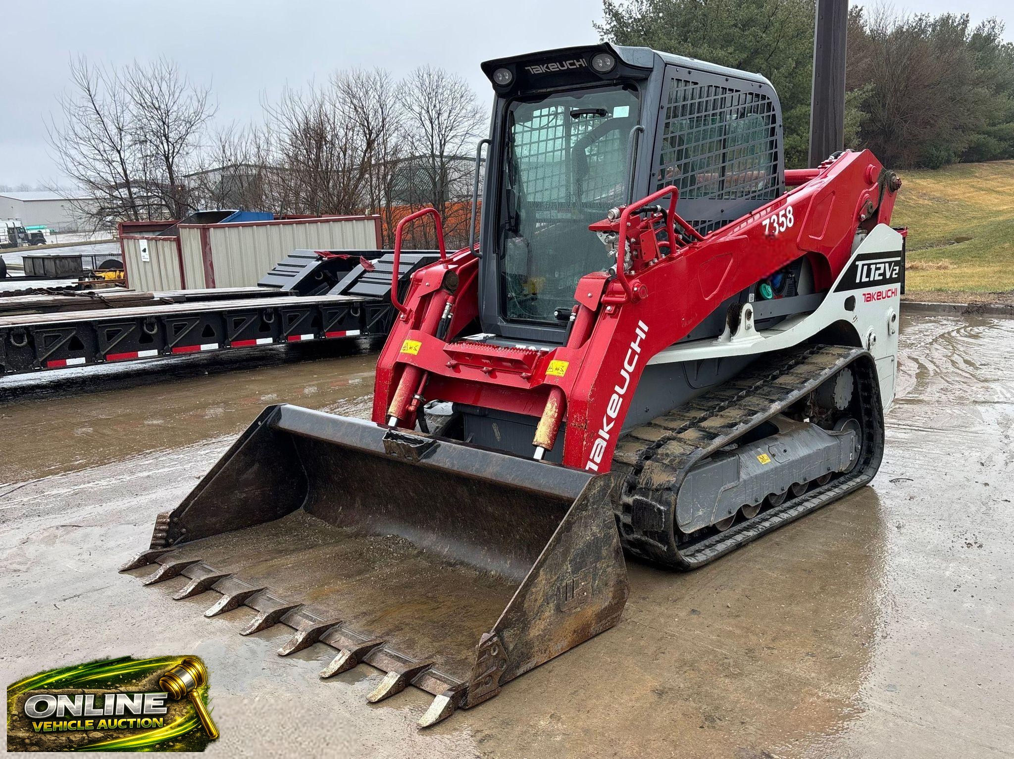 2022 Takeuchi TL12V2 Skid Steer Track Loader
