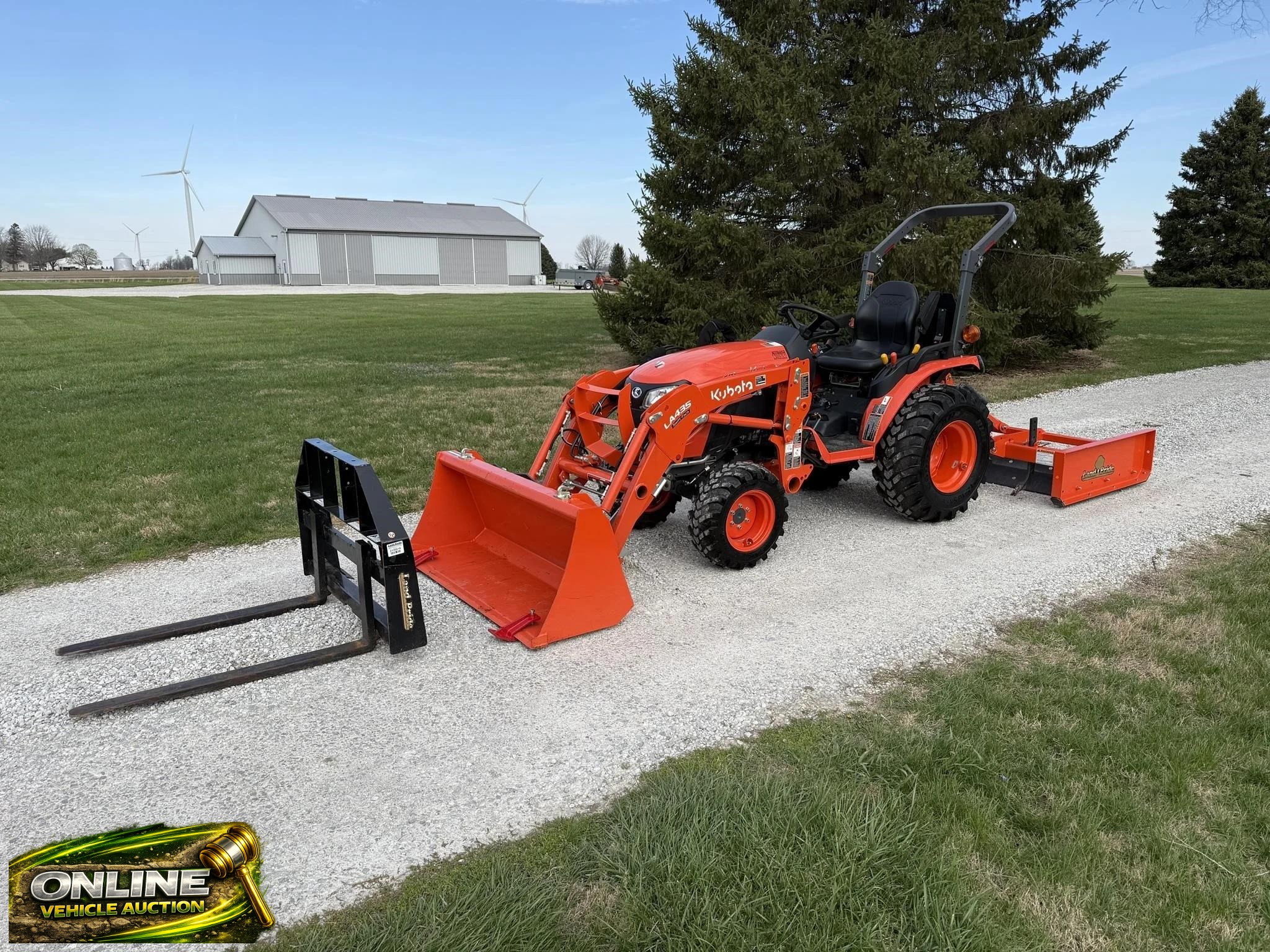2023 Kubota B2601HSD Compact Tractor w/ Attachments